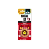 Bison Montage kit dubbelzijdig tape transparant